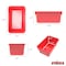 Storex Plastic, Red, 5 PK 62415U05C - alternate 3